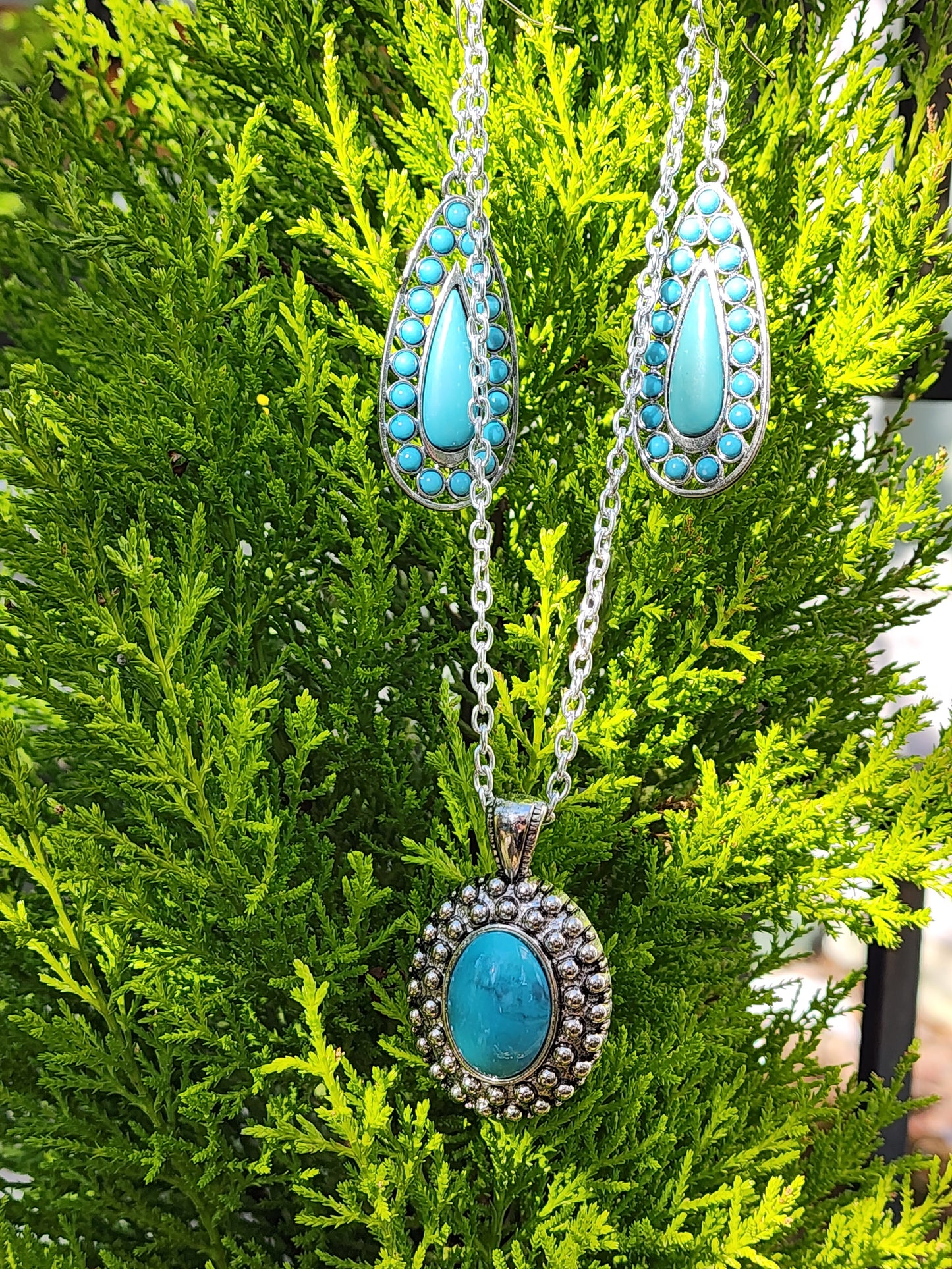 Fake Turquoise matching set