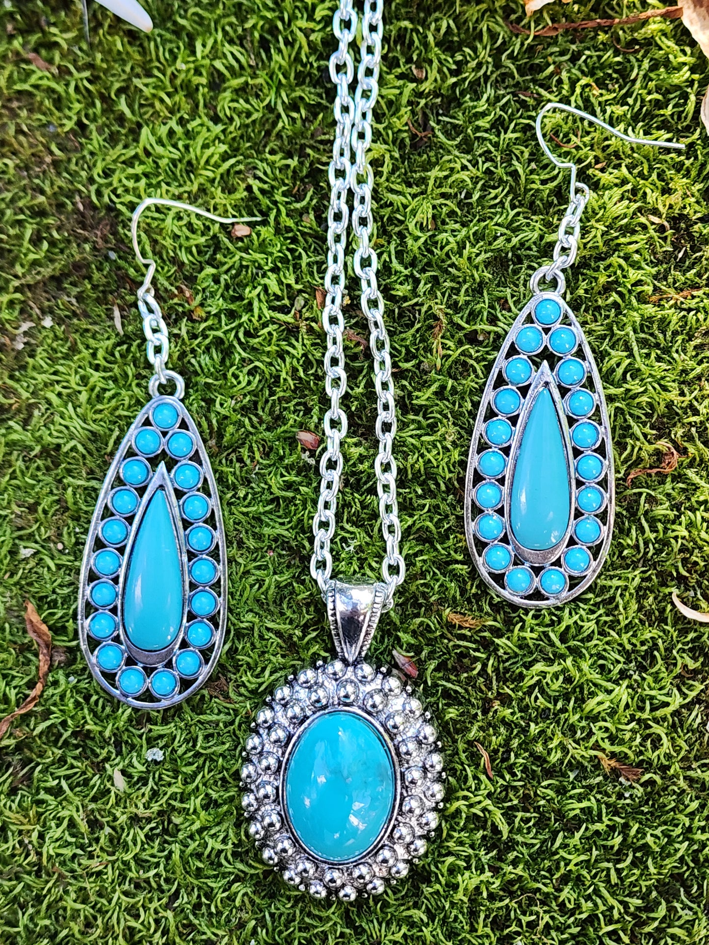 Fake Turquoise matching set