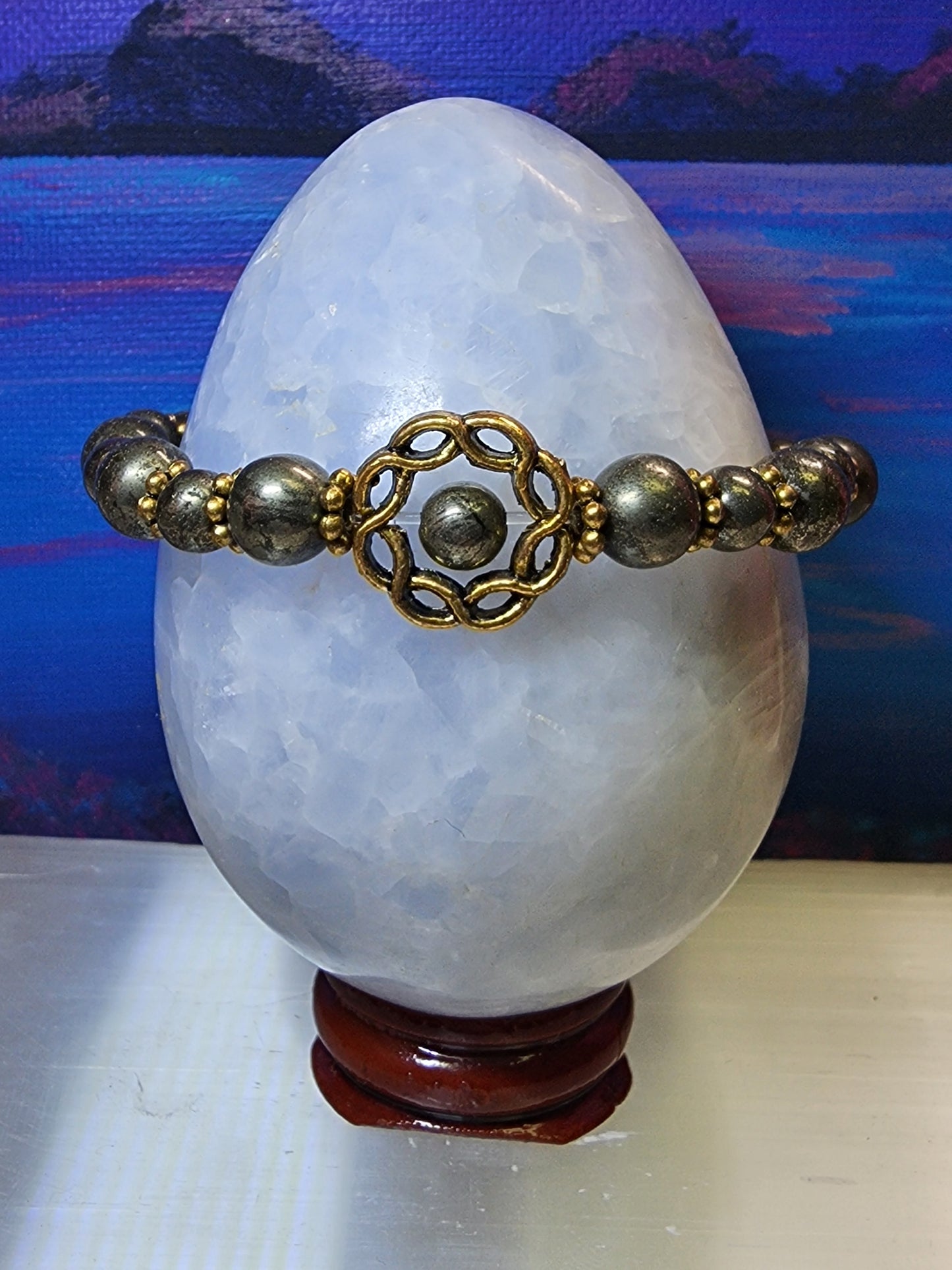 Pyrite bracelet