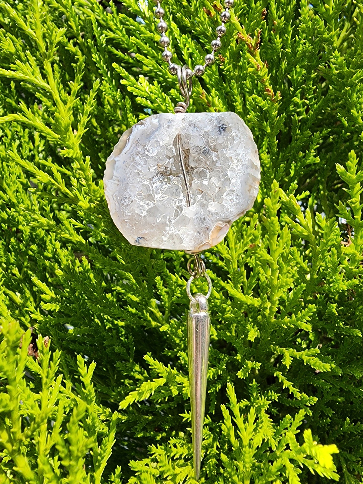 Agate Spike Necklace