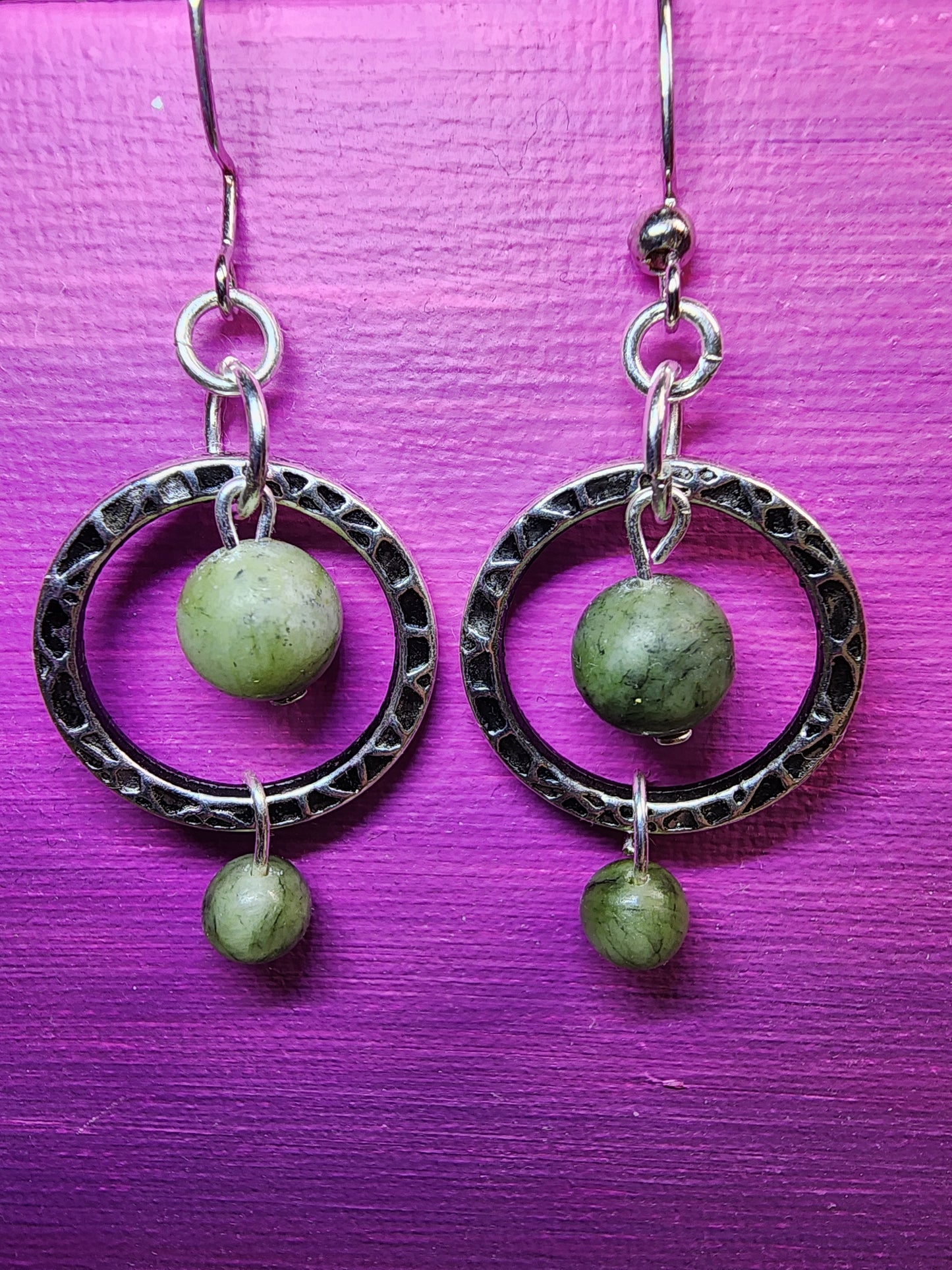 Serpentine earrings
