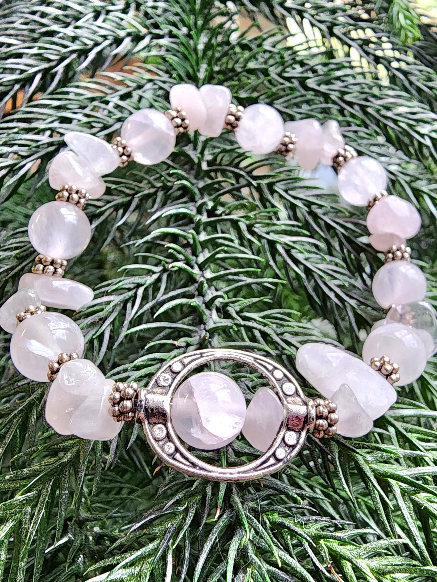 Rose quartz bracelet