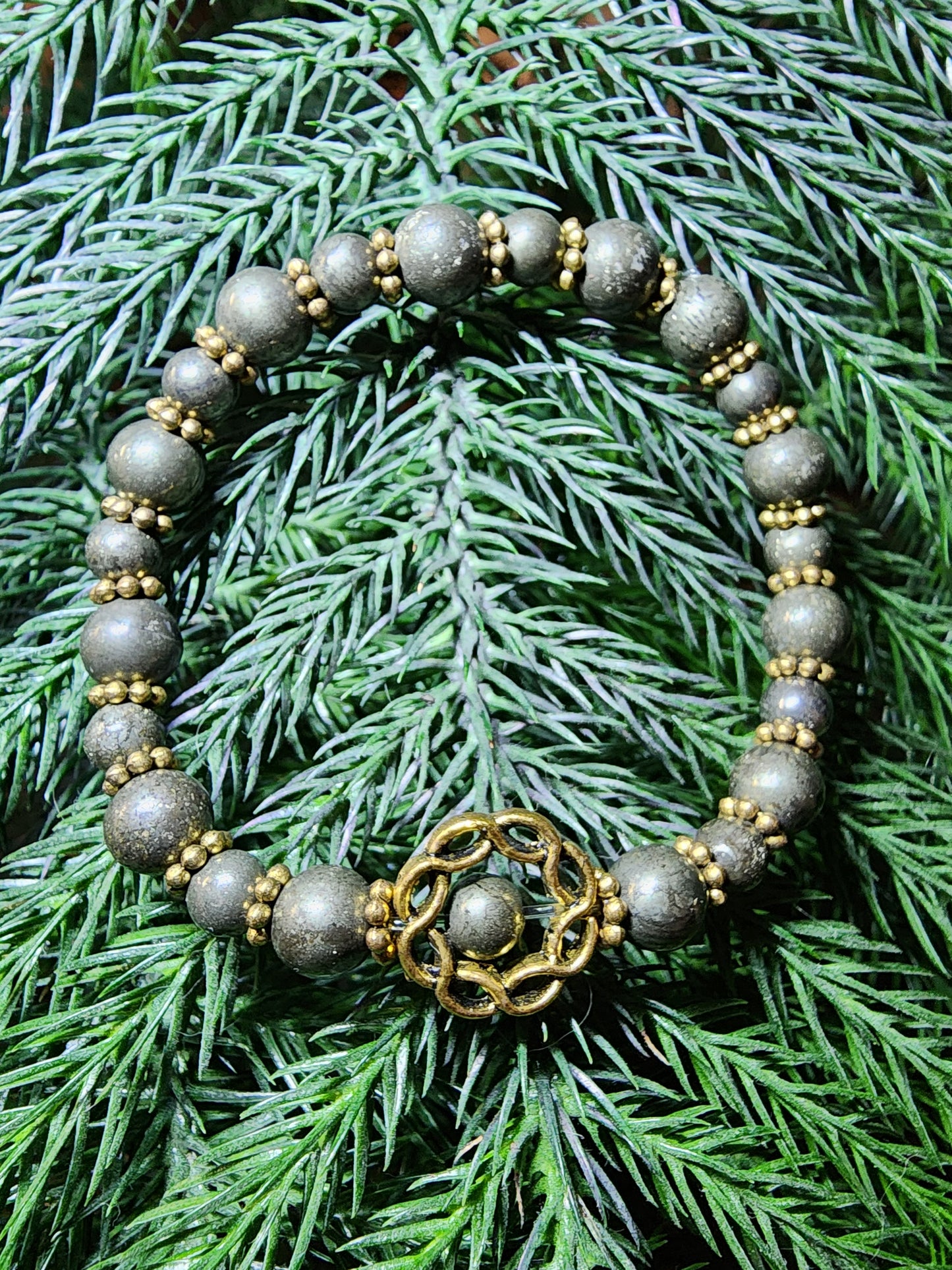 Pyrite bracelet