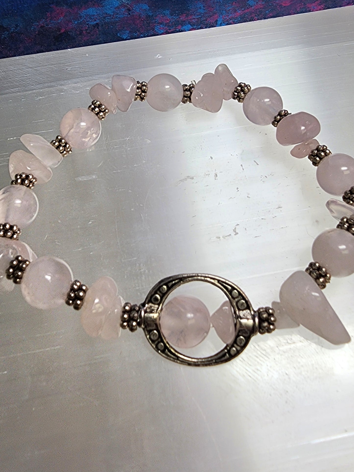 Rose quartz bracelet