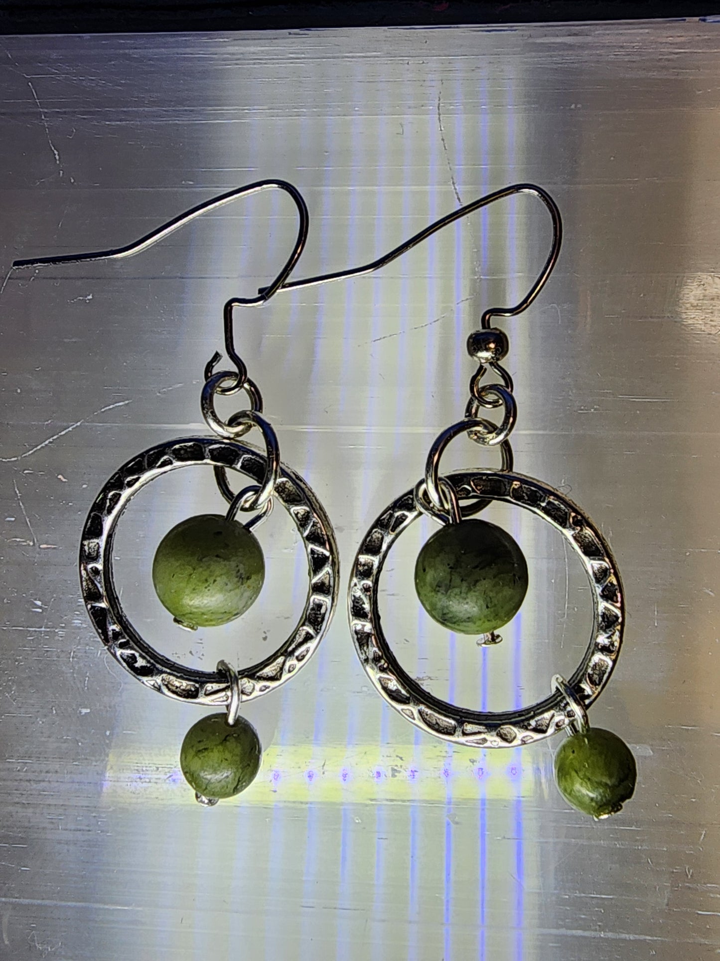 Serpentine earrings