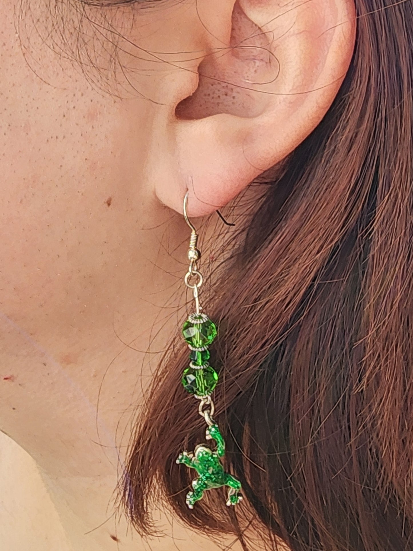 Frog earrings
