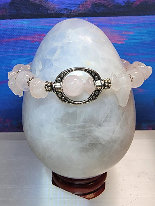 Rose quartz bracelet