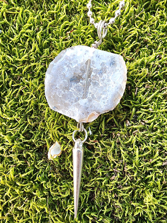 Agate Spike Necklace